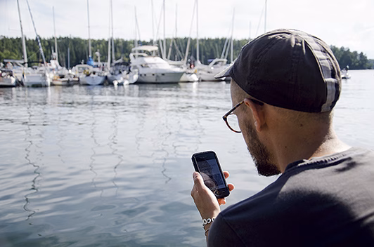 Betalning med mobilen är framtiden för Utö