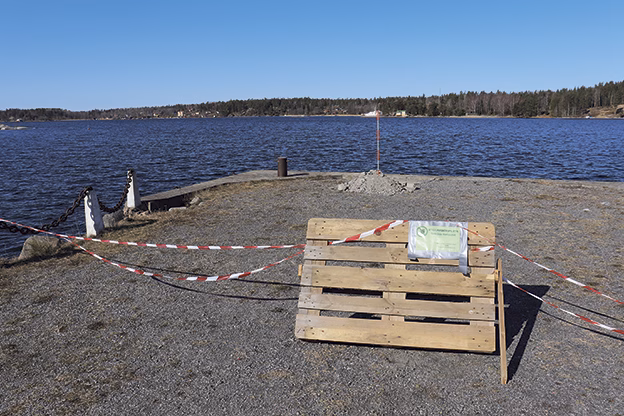 Klartecken för renovering av Stämmarsunds brygga